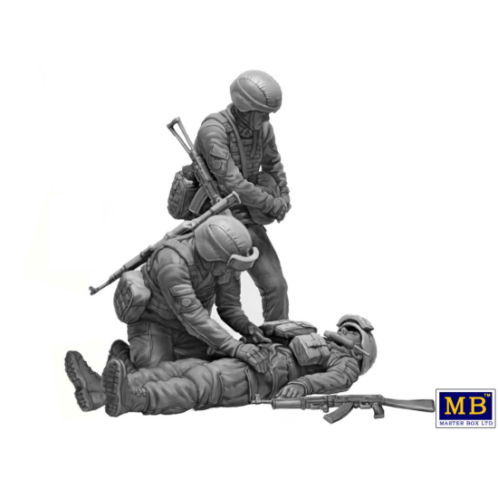 Master Box 35231 - 1/35 - Russian Ukrainian War Series Kit 8 On The Battlefield Ukrainian Military Medics