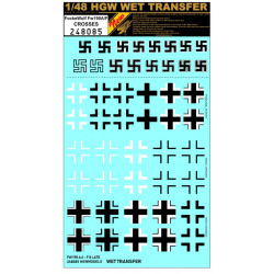 Hgw 248085 1/48 Decal For Focke Wulf Fw 190a/F Crosses Accessories For Aircraft