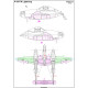 Hgw 481032 1/48 P-38 F/H Lightning For Tamiya