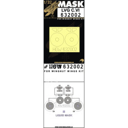Hgw 632002 1/32 Mask For Lvg C Vi For Wingnut Wings