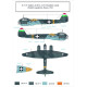 Sbs D48022 1/48 Junkers Ju 88 In Hungarian Service Ww Ii Decal Model