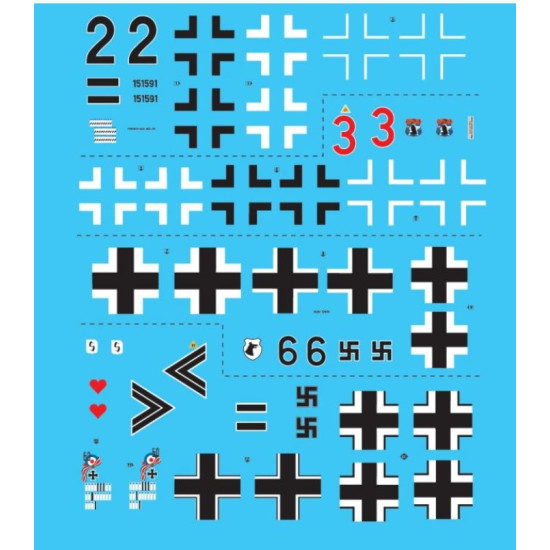 Sbs Buc-72004 1/72 Bf 109 Ha 1112 1990s Airshow Star Decals