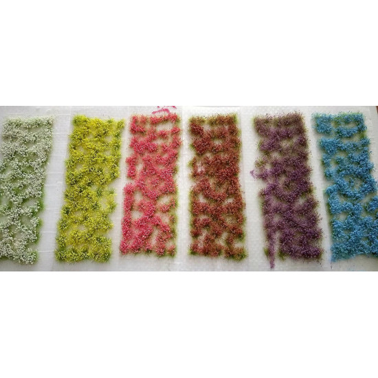 Model Scene 060-02s Blossoms Tufts Yellow Diorama Upgrade Accessories