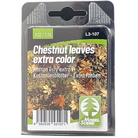 Model Scene L3-007 1/35 1/32 Chestnut Leaves Extra Color Diorama Upgrade Accessories