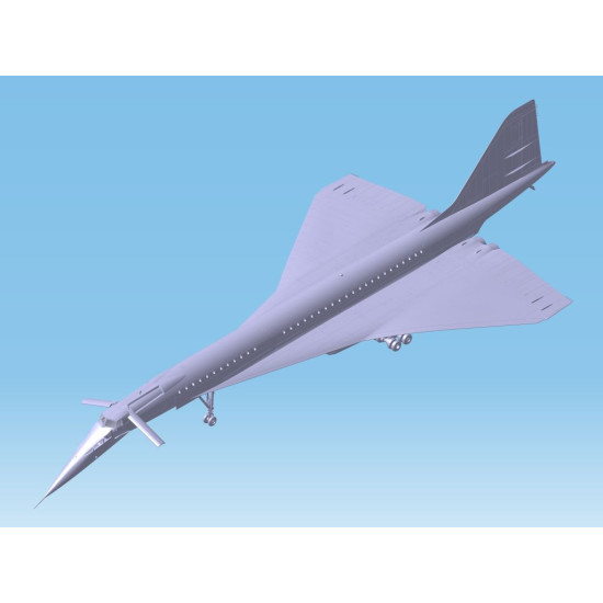 Tu-144 Charger Soviet Supersonic Passenger Aircraft 1/144 ICM 14401