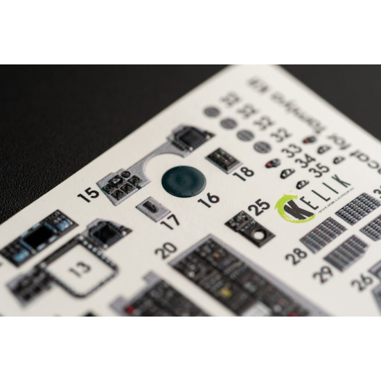 Kelik K48063 1/48 F 14d Tomcat Interior 3d Decals For Tamiya Kit