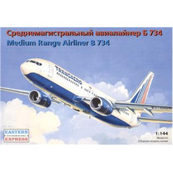 Boeing 734 Transaero airliner 1/144 Eastern Express 14424