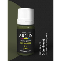 Arcus 283 Enamel Paint Luftwaffe Rlm 62 Grun Green Saturated Color