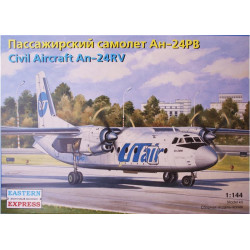 Antonov An-24RV UTair Civil aircraft 1/144 Eastern Express 14463