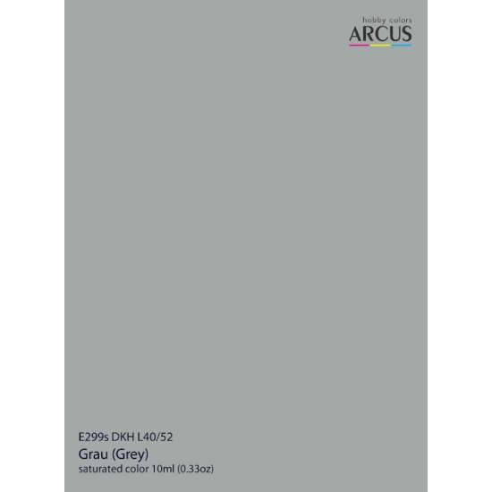 Arcus 299 Enamel Paint Luftwaffe Dkh L40 52 Grau Saturated Color