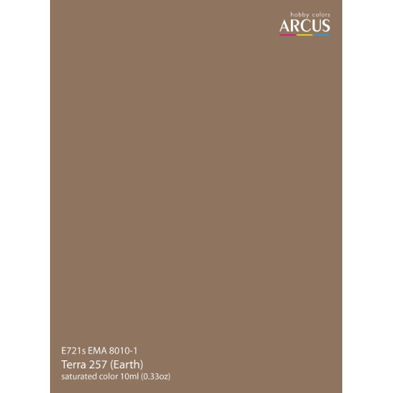 Arcus 721 Enamel Paint Brazilian Air Force Ema 8010 1 Terra 257 Earth Saturated Color