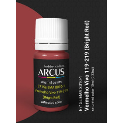 Arcus 715 Enamel Paint Brazilian Air Force Ema 8010 1 Vermelho Vivo 119 219 Bright Red Saturated Color