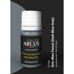 Arcus 776 Enamel Paint French Aviation Ww2 Gris-bleu Fonce Dark Blue Grey Saturated Color