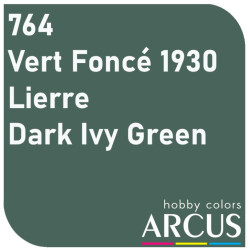 Arcus 764 Enamel Paint French Aviation Ww2 Vert Fonce 1930 Lierre Dark Lvy Green Saturated Color