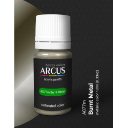 Arcus A077 Acrylic Paint Burnt Metal Saturated Color