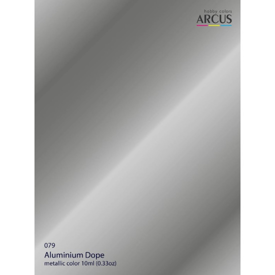 Arcus A079 Acrylic Paint Aluminium Dope Saturated Color