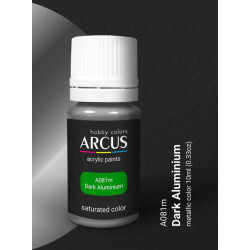 Arcus A081 Acrylic Paint Dark Aluminium Saturated Color