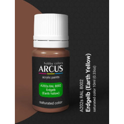 Arcus A202 Acrylic Paint Ral 8002 Erdgelb Saturated Color