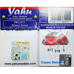 Yahu Model Yml3211 1/32 Bristol Scout For Copper State Accessories For Aircraft