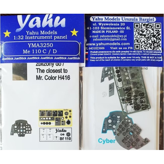 Yahu Model Yma3250 1/32 Me 110 C/D For Cyber Accessories For Aircraft Yahu Model Yma3250 1/32 Me 110 C/D For Cyber Accessories For Aircraft