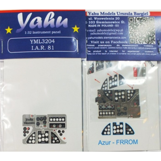 Yahu Model Yml3204 1/32 I A R 81 For Azur Accessories For Aircraft Yahu Model Yml3204 1/32 I A R 81 For Azur Accessories For Aircraft