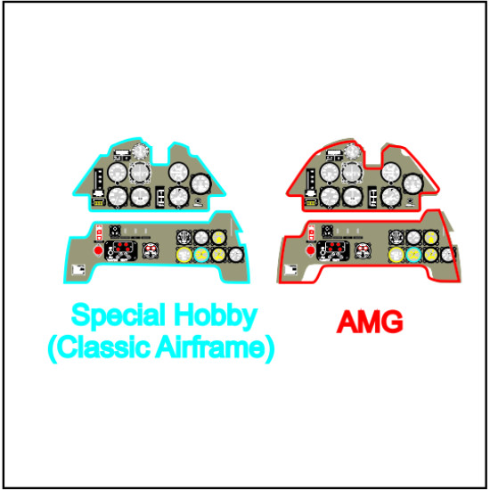 Yahu Model Yma4846 1/48 Me-109 B For Amg And Special Hobby Accessories For Aircraft