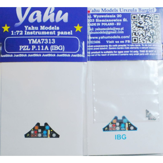 Yahu Model Yma7313 1/72 P 11a For Ibg Accessories For Aircraft