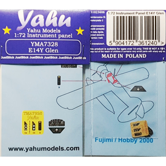 Yahu Model Yma7328 1/72 E14y Glen For Fujimi Hobby 2000 Accessories For Aircraft