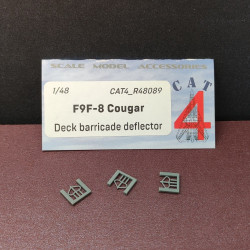 Cat4-r48089 1/48 F9f 8 Cougar Deck Barricade Deflector 3pcs Accessories Kit
