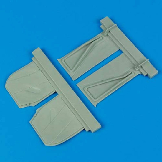 Quickboost 32061 1/32 P-51b Mustang Undercarriage Covers Accessories Kit