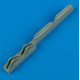 Quickboost 32062 1/32 P-51d Mustang Pylons Accessories For Aircraft
