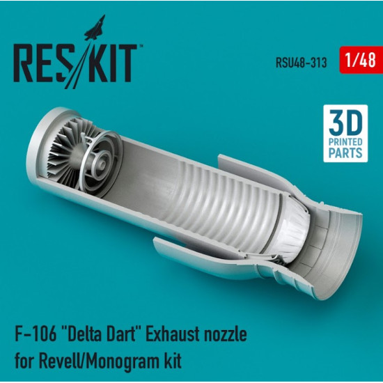 Reskit Rsu48-0313 1/48 F106 Delta Dart Exhaust Nozzle For Revell Monogram Kit