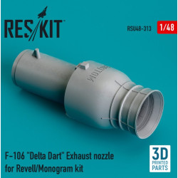 Reskit Rsu48-0313 1/48 F106 Delta Dart Exhaust Nozzle For Revell Monogram Kit