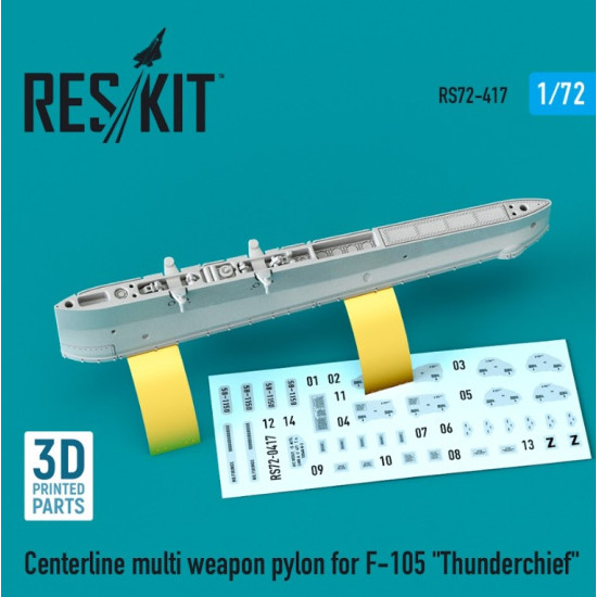 Reskit Rs72-0417 1/72 F35a Lightning Pilot Sitting In Late Modification Ejection Seats Type 2 3d Printing