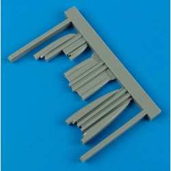 Quickboost 32123 1/32 Mig-21mf Fishbed J Air Scoops Accessories For Aircraft