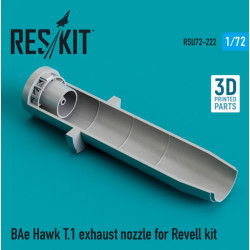 Reskit Rsu72-0222 1/72 Bae Hawk T.1 Exhaust Nozzle For Revell Kit 3d Printing