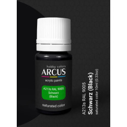 Arcus A213 Acrylic Paint Ral 9005 Schwarz Saturated Color