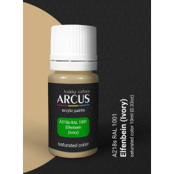 Arcus A218 Acrylic Paint Ral 1001 Elfenbein Saturated Color
