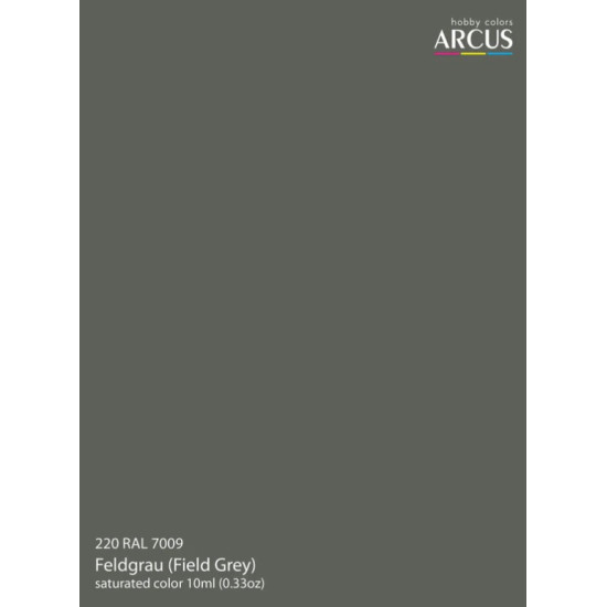 Arcus A220 Acrylic Paint Ral 7009 Hellgrau Saturated Color