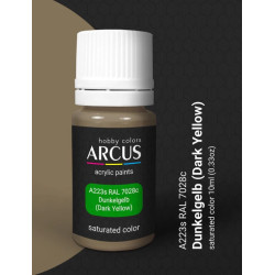 Arcus A223 Acrylic Paint Ral 7028 Dunkelgelb 1944 Saturated Color