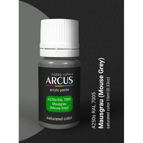 Arcus A250 Acrylic Paint Ral 7005 Mausgrau Saturated Color