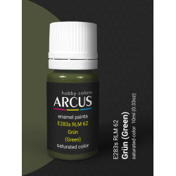 Arcus A283 Acrylic Paint Rlm 62 Grun Green Saturated Color