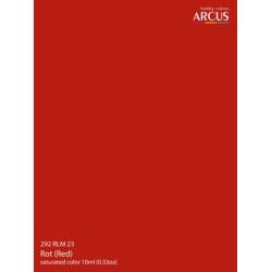 Arcus A292 Acrylic Paint Rlm 23 Rot Saturated Color