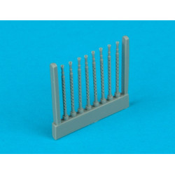 Quickboost 48046 1/48 B-26c Marauder Gun Barrels For Revell Or Monogram
