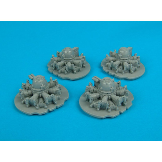 Quickboost 48048 1/48 B-24 Liberator Engines For Revell Or Monogram Accessories