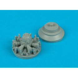 Quickboost 48053 1/48 P-36a Hawk Engine For Academy Accessories For Aircraft