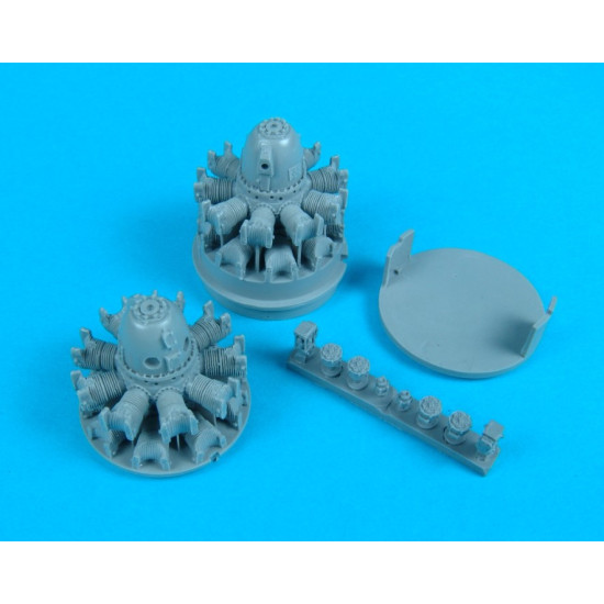 Quickboost 48055 1/48 P-61 Black Widow Engines For Monogram Accessories Kit