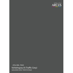 Arcus A255 Acrylic Paint Psu Ukraine Ral 7043 Traffic Grey Saturated Color