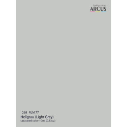 Arcus A268 Acrylic Paint 268 Rlm 77 Hellgrau Light Gray Saturated Color