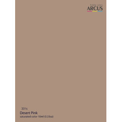 Arcus A331 Acrylic Paint Royal Air Force Desert Pink Saturated Color